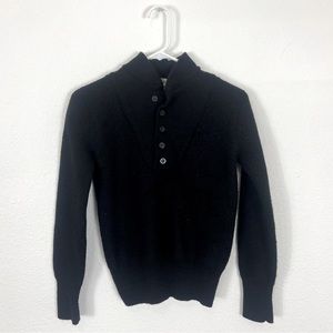 💔SOLD💔Vintage 100% wool Henley sweater, Size XS/S